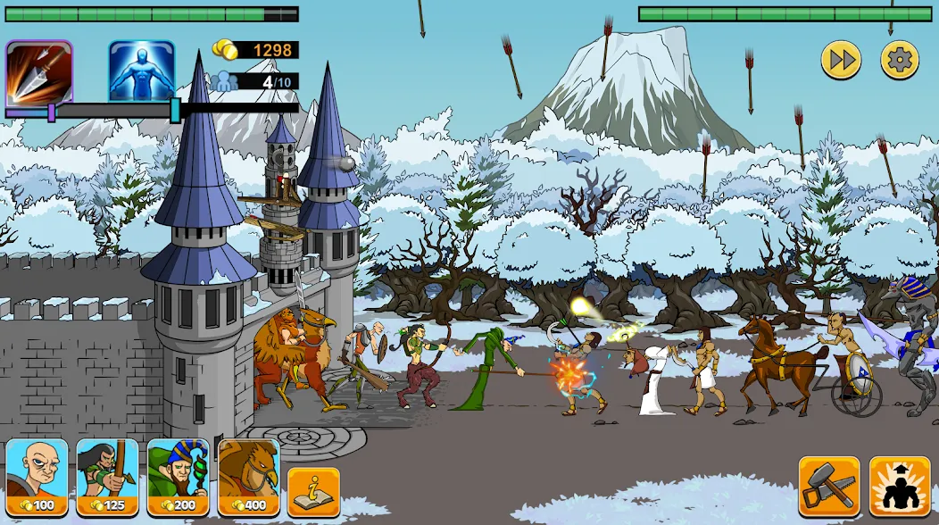 Age of War 2 (Эйдж оф Вор 2) [МОД: Много денег, Монет и Все открыто] Screenshot 5