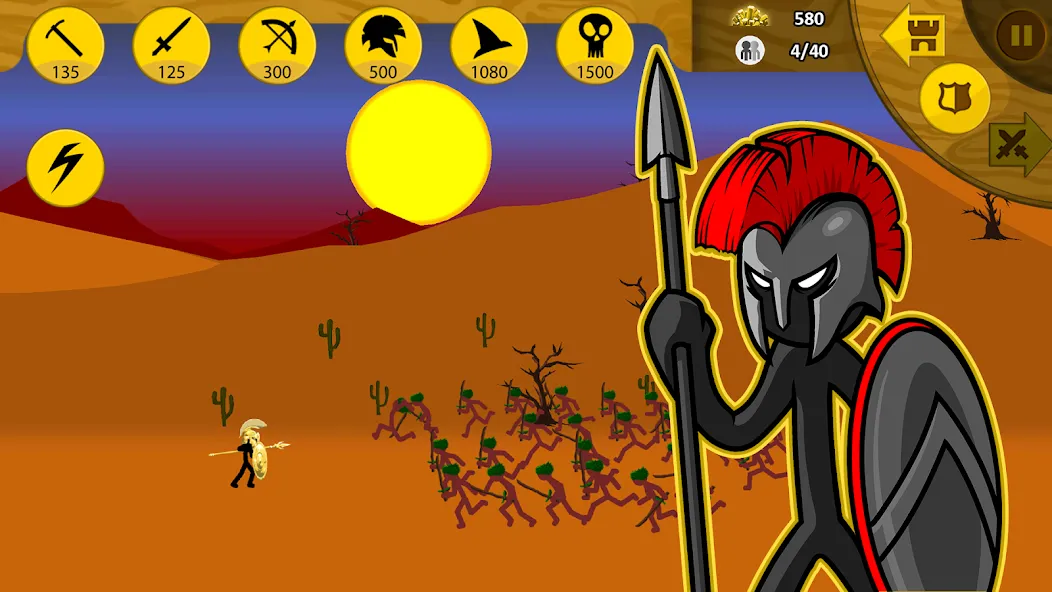 Stick War: Legacy (Стик Вар) [МОД: Меню, Бесконечные монеты и Открытые уровни] Screenshot 1