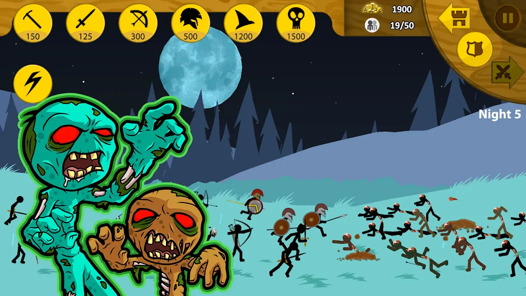 Stick War: Legacy (Стик Вар) [МОД: Меню, Бесконечные монеты и Открытые уровни] Screenshot 2
