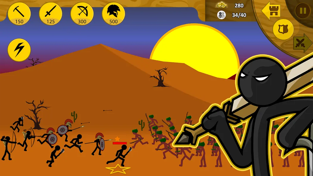 Stick War: Legacy (Стик Вар) [МОД: Меню, Бесконечные монеты и Открытые уровни] Screenshot 4