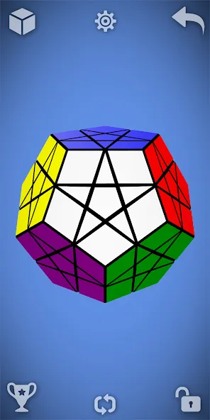 Magic Cube Rubik Puzzle 3D [МОД: Много монет, Открытые уровни и Мега MOD] Screenshot 3