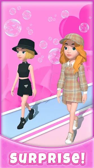 Catwalk Battle - Dress up! (Кэтволк Баттл) [МОД: Бесконечные деньги, Монеты и Мега MOD] Screenshot 1