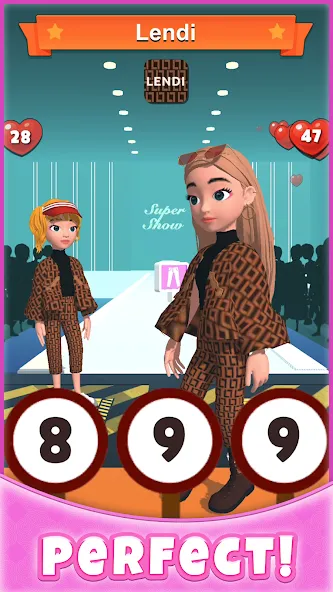 Catwalk Battle - Dress up! (Кэтволк Баттл) [МОД: Бесконечные деньги, Монеты и Мега MOD] Screenshot 2
