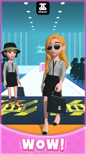Catwalk Battle - Dress up! (Кэтволк Баттл) [МОД: Бесконечные деньги, Монеты и Мега MOD] Screenshot 4