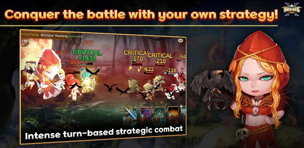 X Heroes: NFT War (Икс Хероес) [МОД: Меню, Бесконечные монеты и Открытые уровни] Screenshot 1