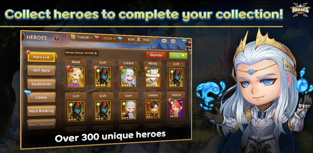 X Heroes: NFT War (Икс Хероес) [МОД: Меню, Бесконечные монеты и Открытые уровни] Screenshot 2