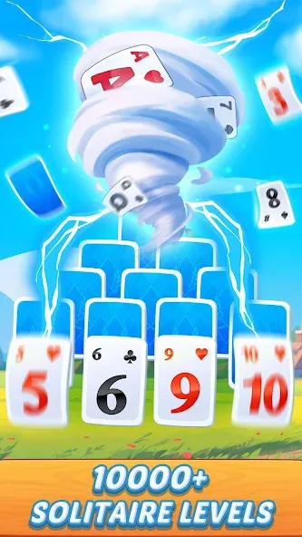 Solitaire Farm Adventure (Солитер) [МОД: Много денег, Монет и Все открыто] Screenshot 2