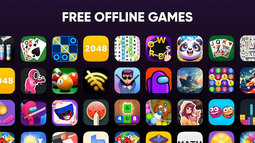 Offline Games - No WiFi - Fun [МОД: Бесконечные деньги, Монеты и Мега MOD] Screenshot 1
