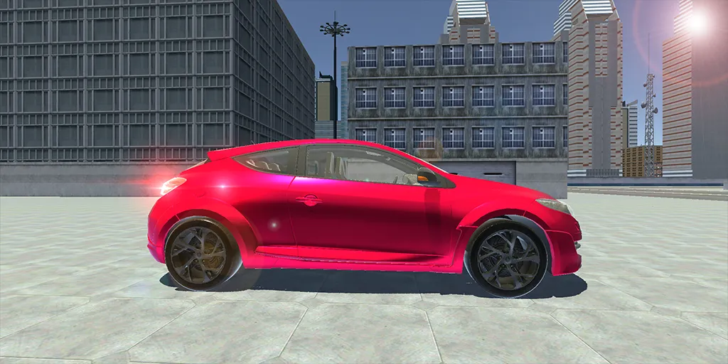 Megane Drift Simulator (Мегане Дрифт Симулятор) [МОД: Деньги, Монеты и Меню MOD] Screenshot 3