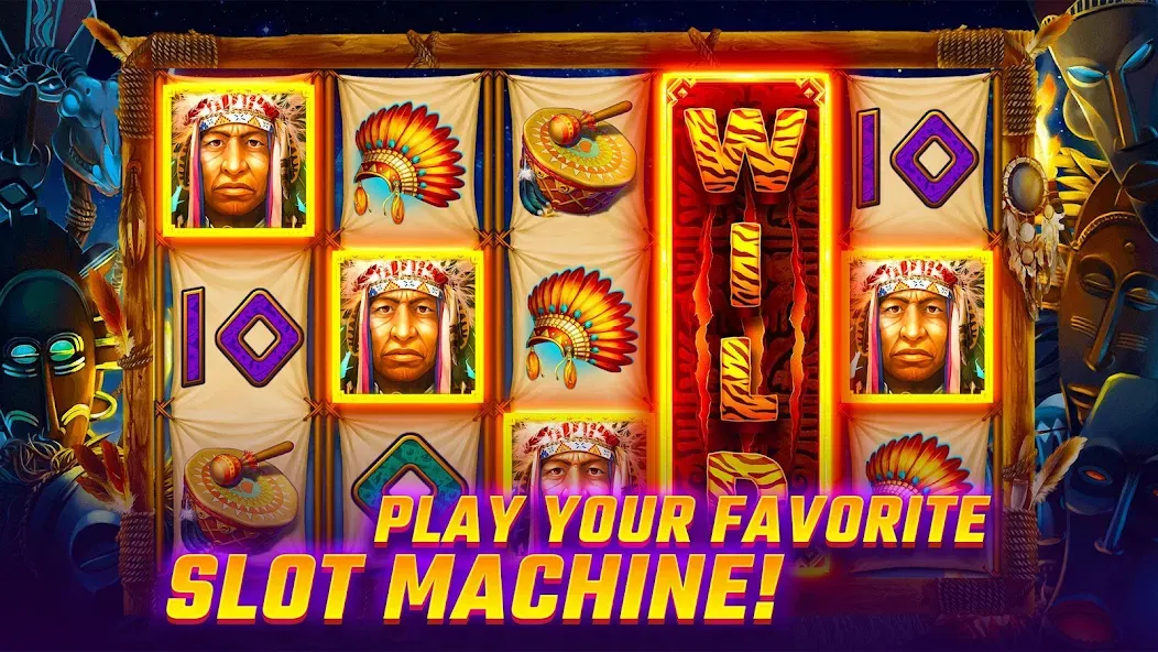Slots WOW Casino Slot Machine (Слотс ВОУ) [МОД: Меню, Бесконечные монеты и Открытые уровни] Screenshot 5