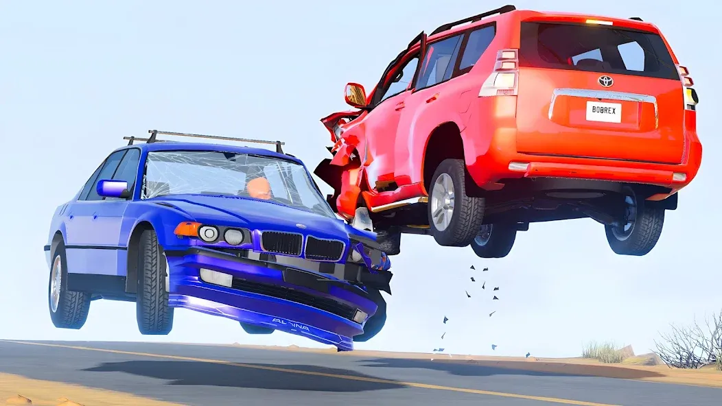 Stunt Car Crash (Стант Кар Краш) [МОД: Деньги, Монеты и Меню MOD] Screenshot 3