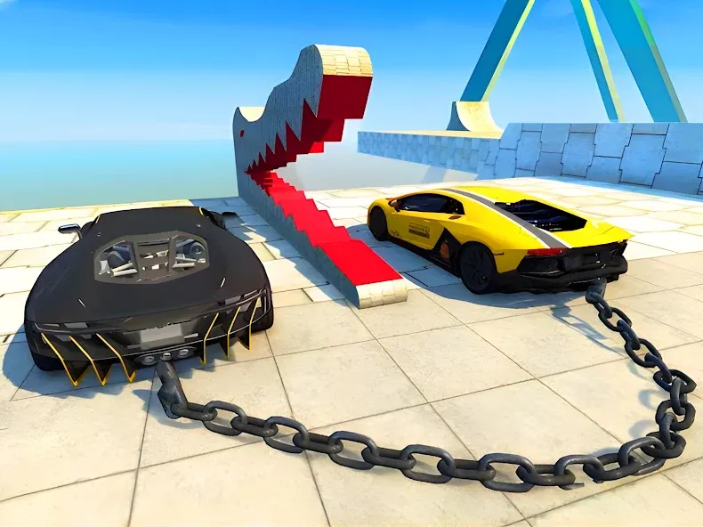 Stunt Car Crash (Стант Кар Краш) [МОД: Деньги, Монеты и Меню MOD] Screenshot 5