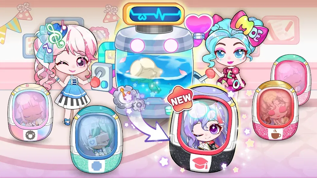 Chibi Doll: My School (Чиби Долл) [МОД: Меню, Бесконечные монеты и Открытые уровни] Screenshot 3