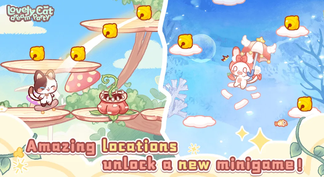 Lovely cat dream party (Лавли кэт дрим пати) [МОД: Много денег, Монет и Все открыто] Screenshot 4