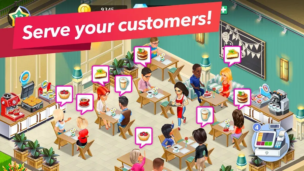 My Cafe — Restaurant Game [МОД: Бесконечные деньги, Монеты и Мега MOD] Screenshot 3