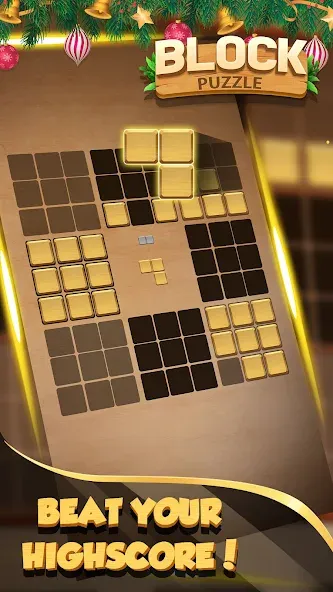 Wood Block Puzzle - Wood crush (Вуд Блок Пазл) [МОД: Бесконечные деньги, Монеты и Мега MOD] Screenshot 2