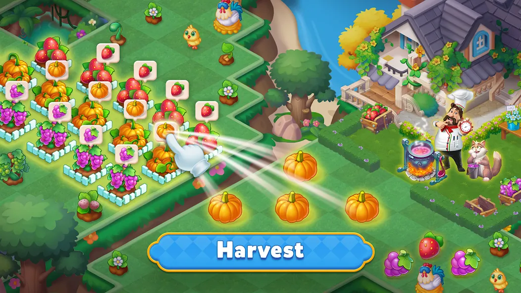 Merge HomeTown: Merge Games [МОД: Много денег, Монет и Все открыто] Screenshot 5