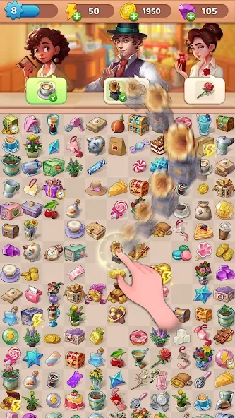 Grand Inn Story (Мердж Лав) [МОД: Много монет, Открытые уровни и Мега MOD] Screenshot 3