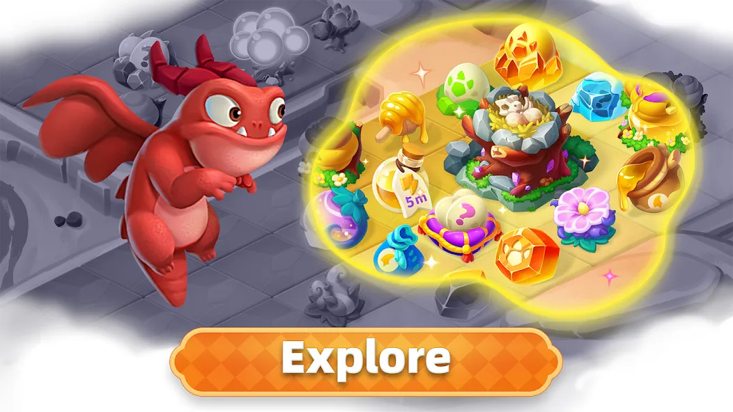 Merge Legends: Dragon Island (Мердж Легендс) [МОД: Много монет, Открытые уровни и Мега MOD] Screenshot 5