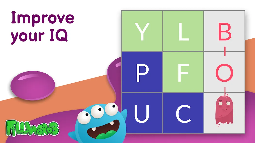 Fill Words: Word Search Puzzle [МОД: Бесконечные деньги, Монеты и Мега MOD] Screenshot 1