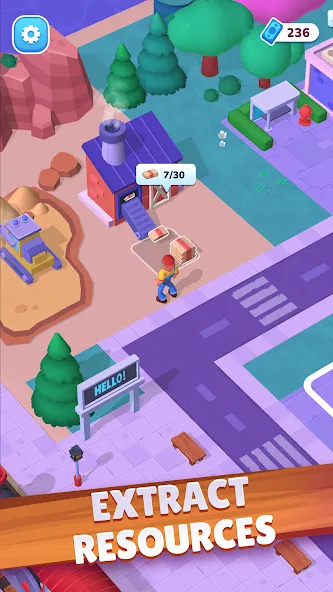 Town Mess - Building Adventure (Таун Месс) [МОД: Все открыто, Дополнительные деньги и Меню MOD] Screenshot 3