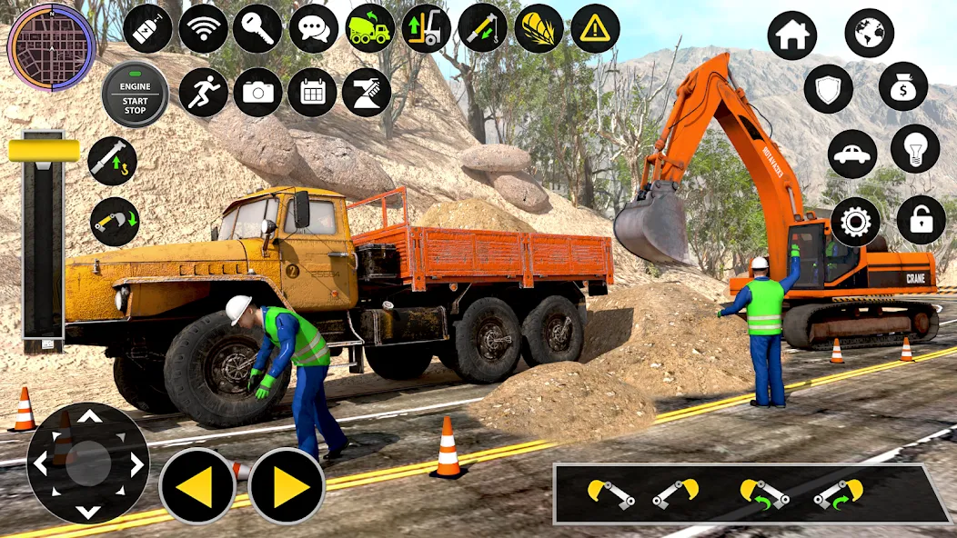 Construction Excavator Game 3D [МОД: Много монет, Открытые уровни и Мега MOD] Screenshot 2