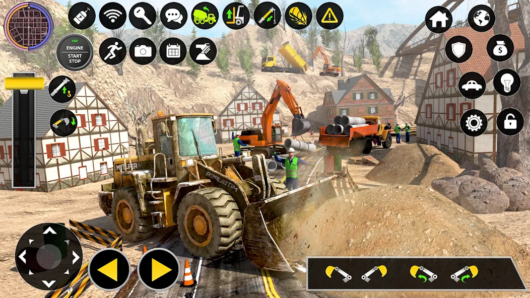 Construction Excavator Game 3D [МОД: Много монет, Открытые уровни и Мега MOD] Screenshot 3