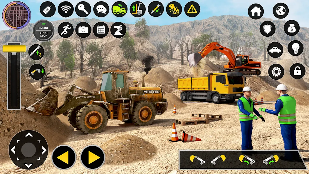 Construction Excavator Game 3D [МОД: Много монет, Открытые уровни и Мега MOD] Screenshot 5