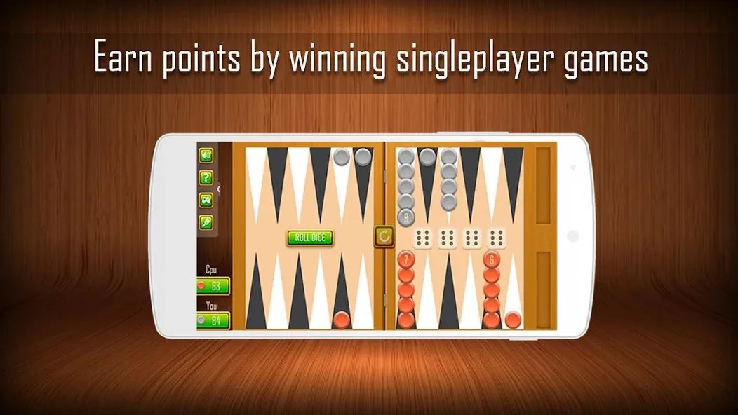 Backgammon board game - Tavla [МОД: Деньги, Монеты и Меню MOD] Screenshot 5