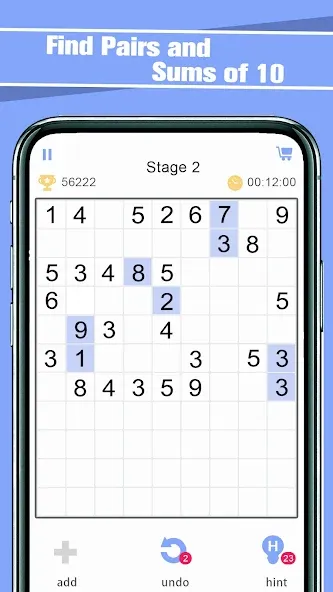 Match Ten - Relax Number Game (Матч Тен) [МОД: Много денег, Монет и Все открыто] Screenshot 1