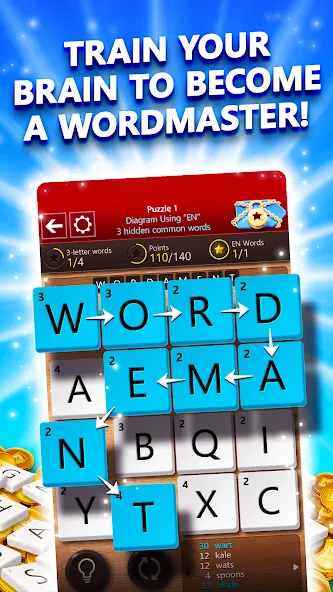 Wordament® by Microsoft (Майкрософт Вордамент) [МОД: Бесконечные деньги, Монеты и Мега MOD] Screenshot 1