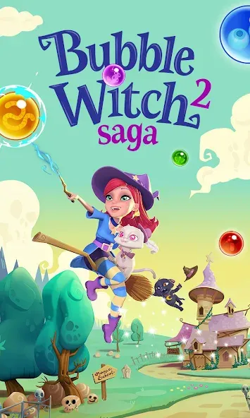 Bubble Witch 2 Saga (Бабл Витч 2 Сага) [МОД: Все открыто, Дополнительные деньги и Меню MOD] Screenshot 5