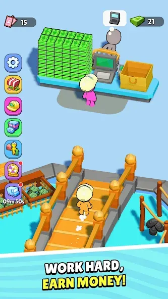 My Fish Mart: Idle Tycoon Game (Мой рыбный магазин) [МОД: Все открыто, Дополнительные деньги и Меню MOD] Screenshot 4