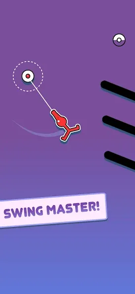 Stickman Hook [МОД: Деньги, Монеты и Меню MOD] Screenshot 3