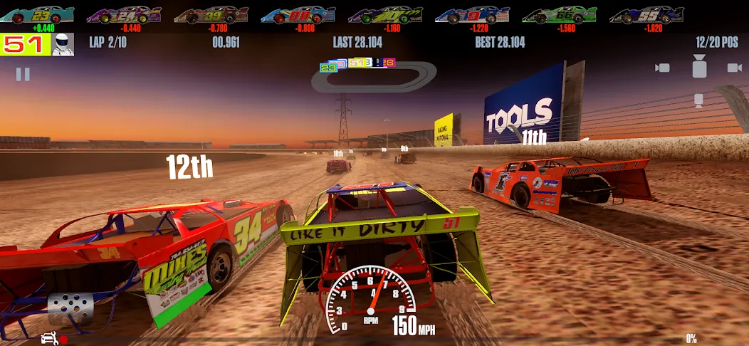 Stock Car Racing (ток Кар Гонки) [МОД: Меню, Бесконечные монеты и Открытые уровни] Screenshot 2