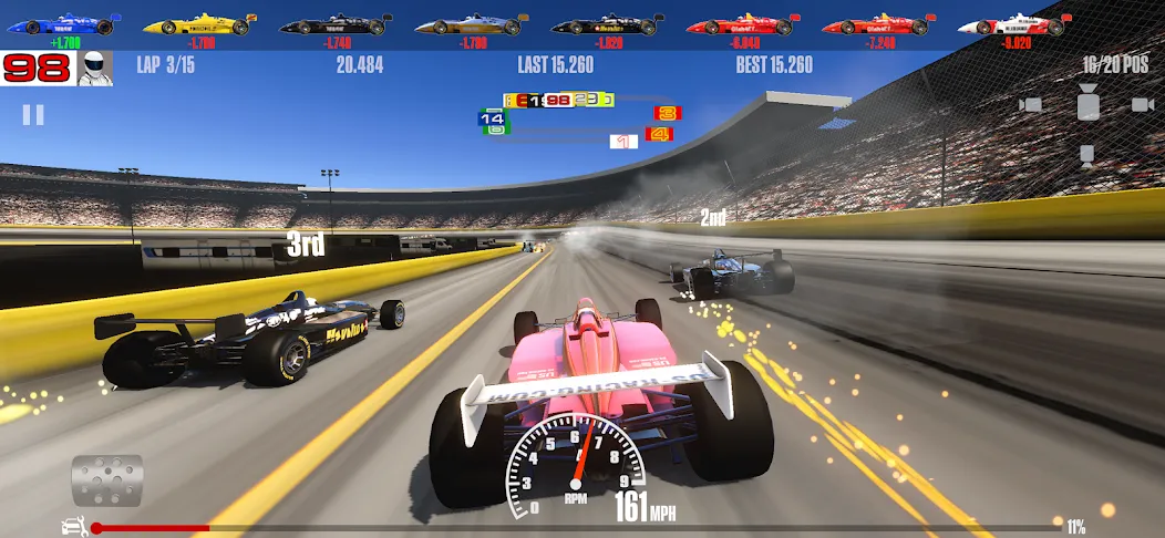 Stock Car Racing (ток Кар Гонки) [МОД: Меню, Бесконечные монеты и Открытые уровни] Screenshot 4