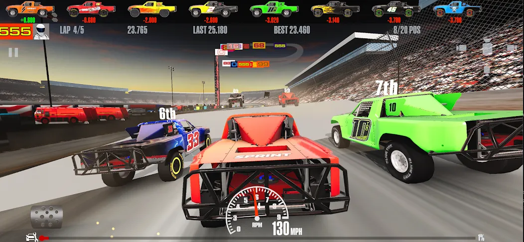Stock Car Racing (ток Кар Гонки) [МОД: Меню, Бесконечные монеты и Открытые уровни] Screenshot 5