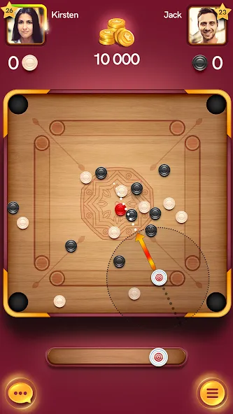 Carrom Pool: Disc Game (Карром Пул) [МОД: Все открыто, Дополнительные деньги и Меню MOD] Screenshot 4