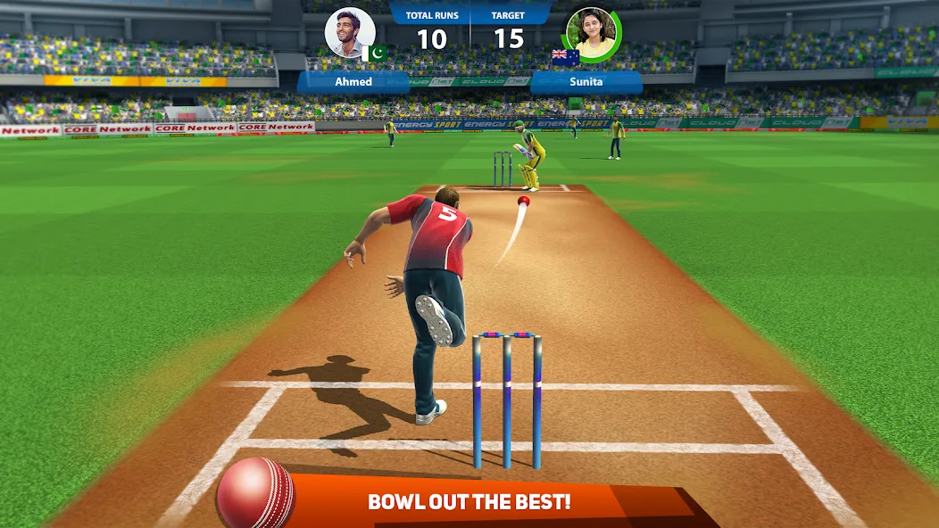 Cricket League (Крикет Лига) [МОД: Все открыто, Дополнительные деньги и Меню MOD] Screenshot 3