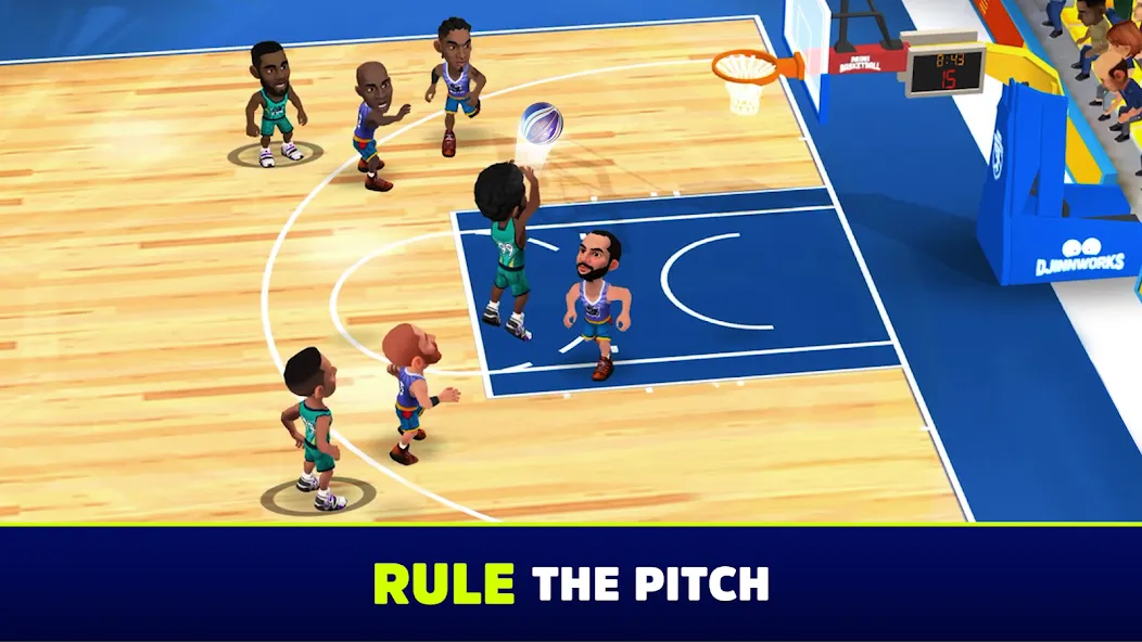 Mini Basketball (Мини баскетбол) [МОД: Много денег, Монет и Все открыто] Screenshot 2