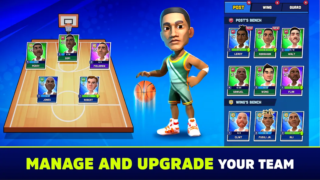 Mini Basketball (Мини баскетбол) [МОД: Много денег, Монет и Все открыто] Screenshot 3