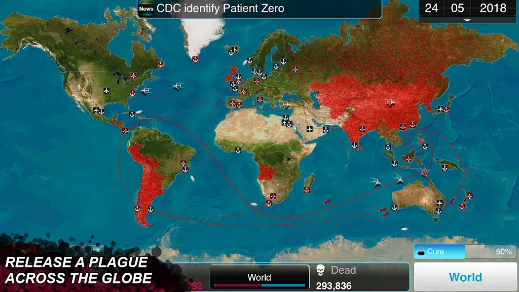 Plague Inc. [МОД: Все открыто, Дополнительные деньги и Меню MOD] Screenshot 2