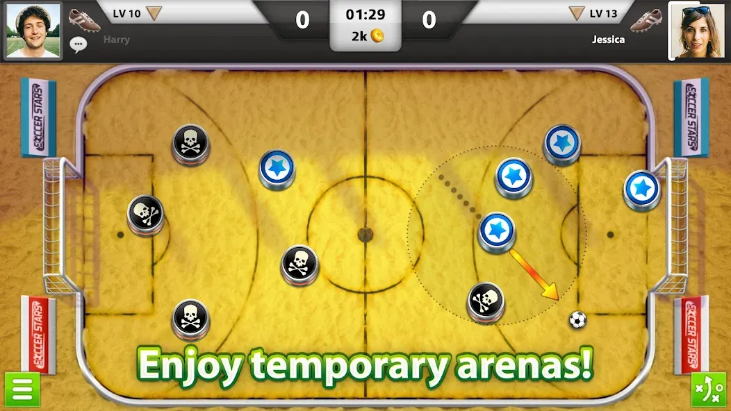 Soccer Stars: Football Games (ок Старс) [МОД: Деньги, Монеты и Меню MOD] Screenshot 4