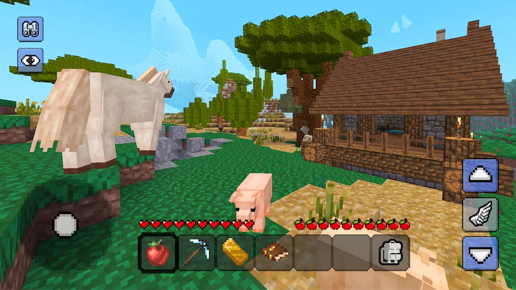 Megacraft - Block Craft (Мегакрафт) [МОД: Все открыто, Дополнительные деньги и Меню MOD] Screenshot 5