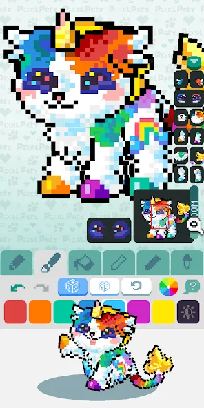 Pixel Petz [МОД: Меню, Бесконечные монеты и Открытые уровни] Screenshot 2