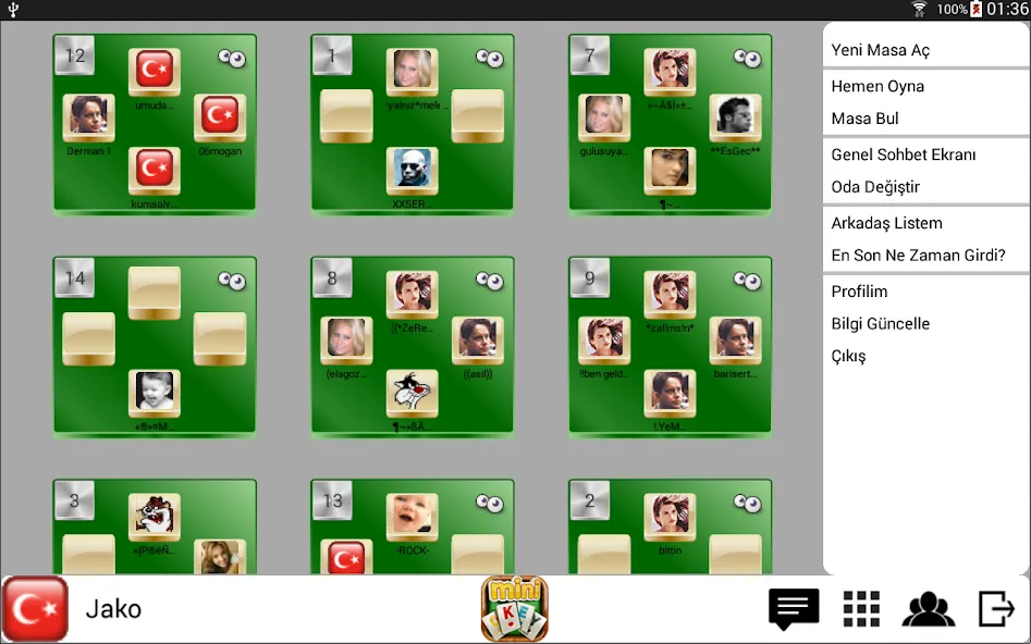 mini101 Online 101, Okey ve 51 [МОД: Все открыто, Дополнительные деньги и Меню MOD] Screenshot 3