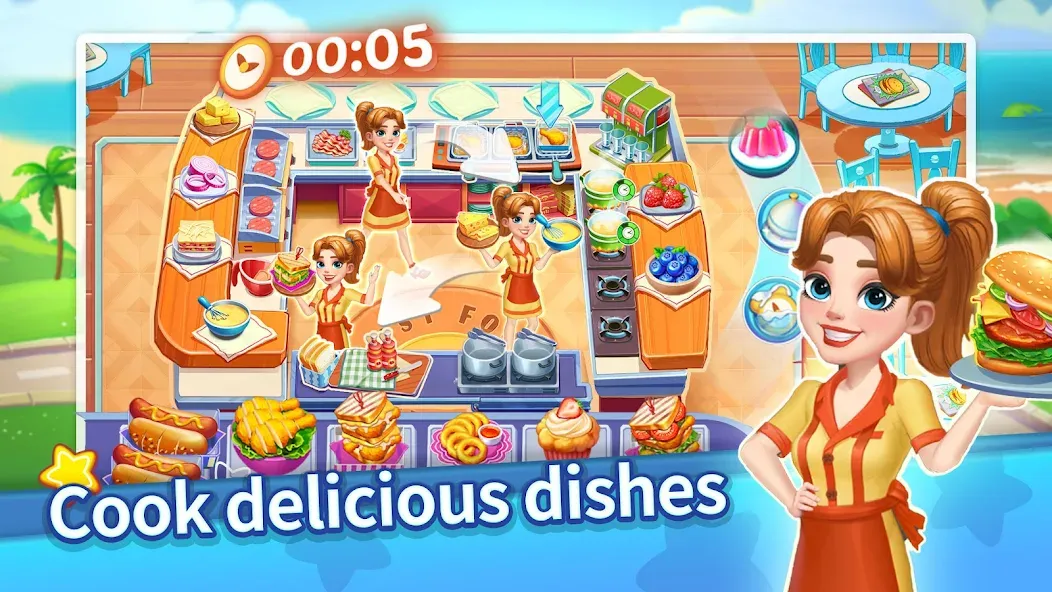 Cooking Master Adventure Games (Кукинг Мастер) [МОД: Деньги, Монеты и Меню MOD] Screenshot 1
