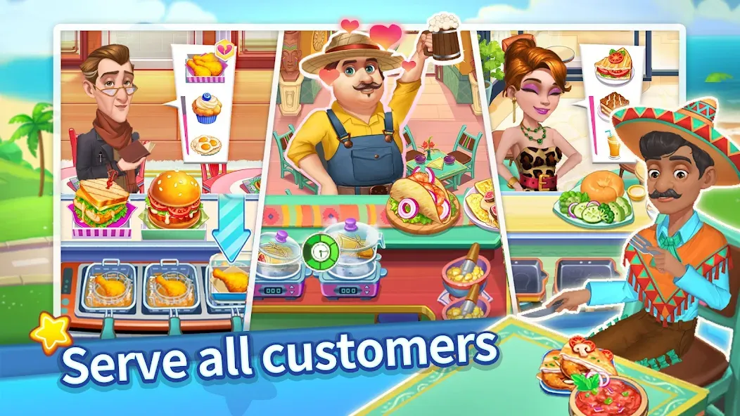 Cooking Master Adventure Games (Кукинг Мастер) [МОД: Деньги, Монеты и Меню MOD] Screenshot 3