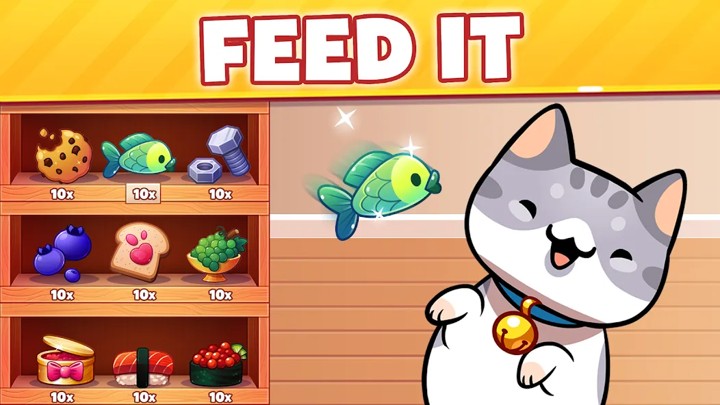 Cat Game - The Cats Collector! [МОД: Много монет, Открытые уровни и Мега MOD] Screenshot 2
