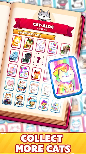 Cat Game - The Cats Collector! [МОД: Много монет, Открытые уровни и Мега MOD] Screenshot 4